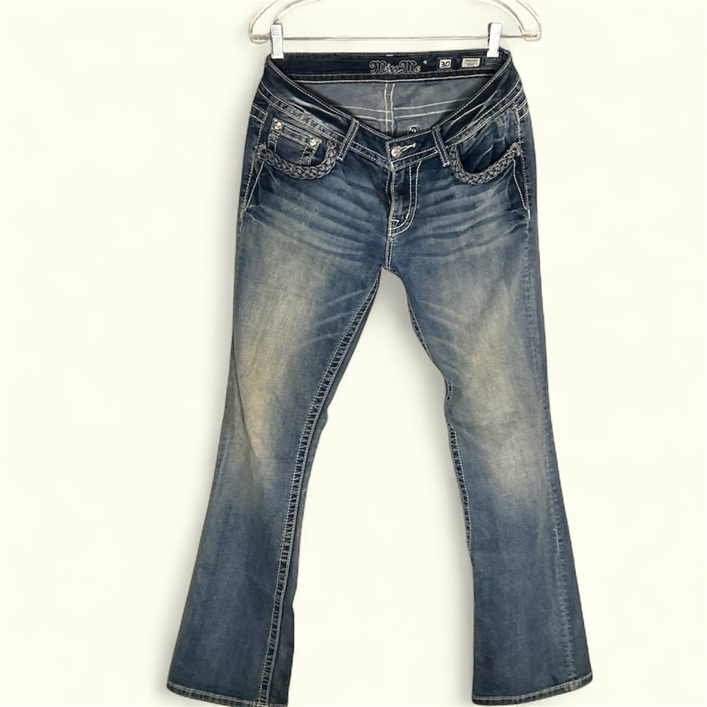 Miss Me Style No. JPT29082 Med 380 Inseam 34 Blue Denim Jeans Sz 30/34
